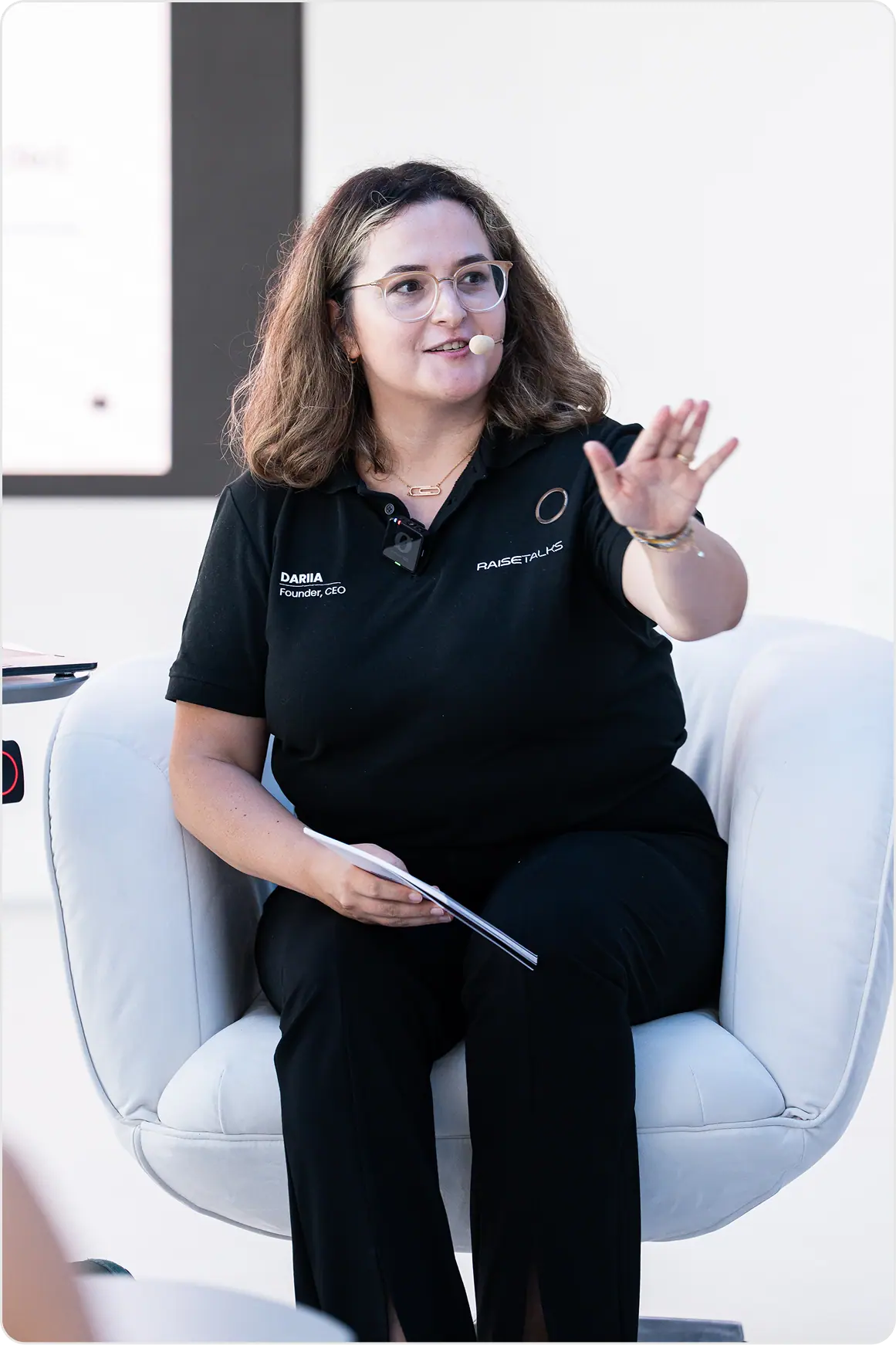 Speaker at a RaiseTalks event